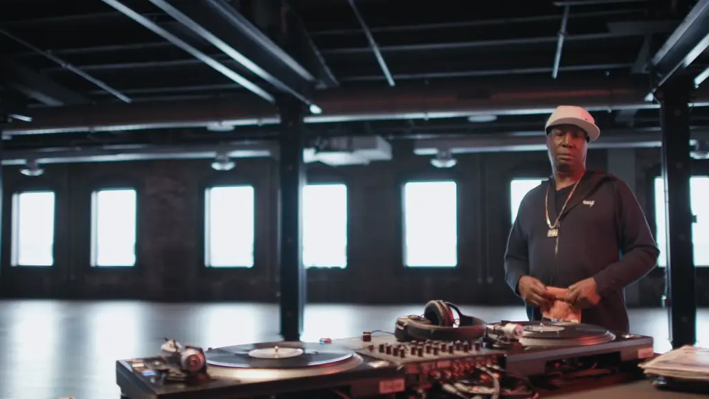 Scene from Biography’s documentary about Grandmaster Flash and the origins of hip-hop