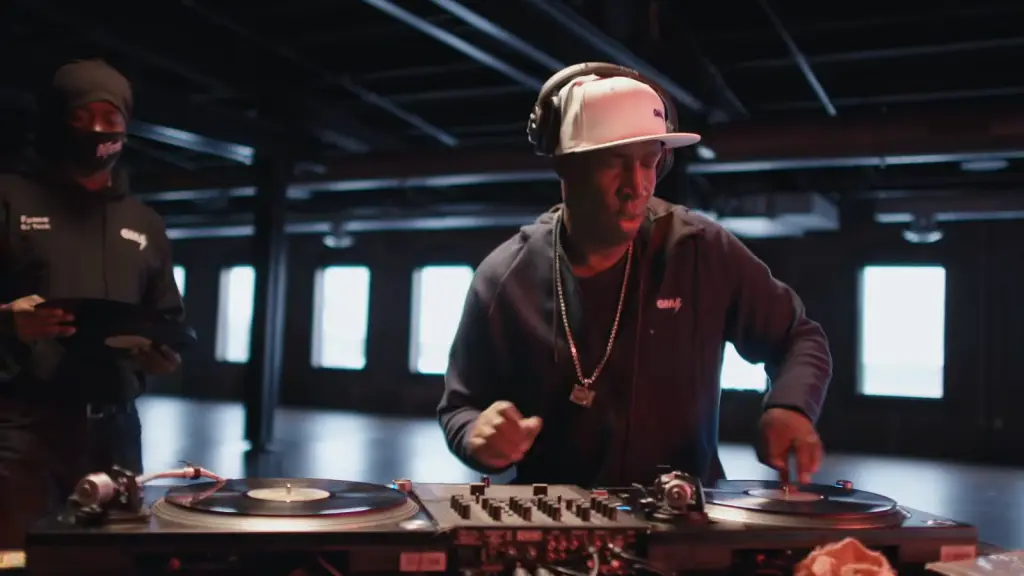 Scene from Biography’s documentary about Grandmaster Flash and the origins of hip-hop