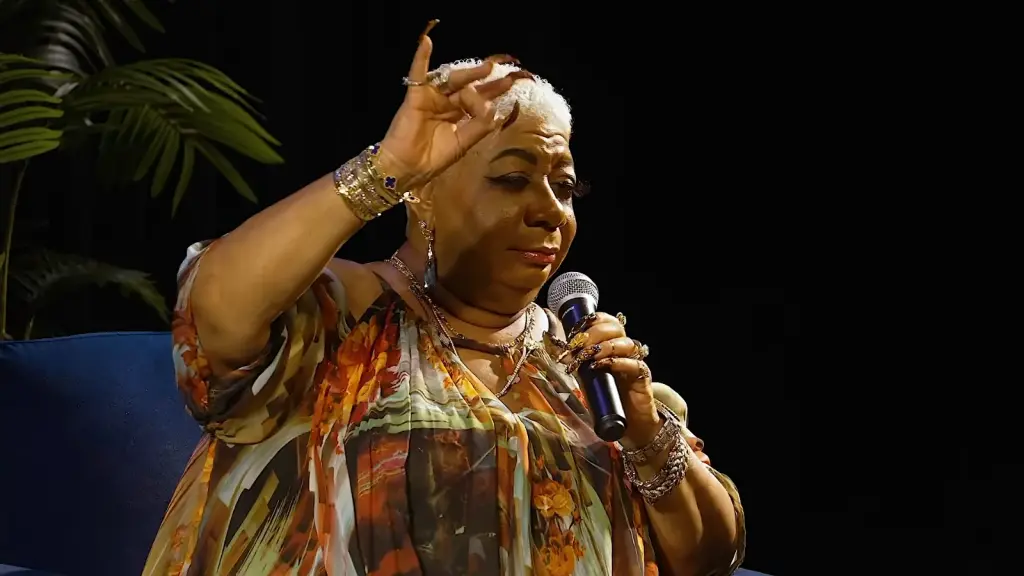 Frame from the Hey Luenell live episode featuring Jimmy Kimmel