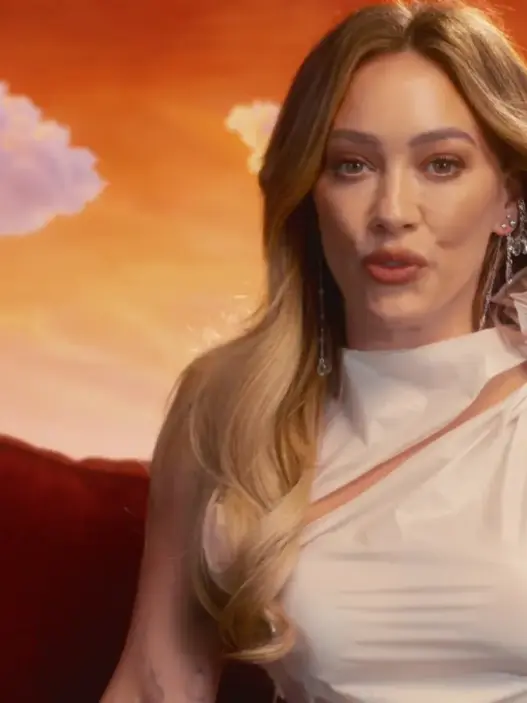Hilary Duff in the CATastrophe official video