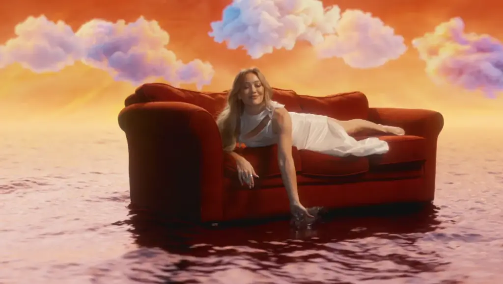 Hilary Duff in the CATastrophe official video