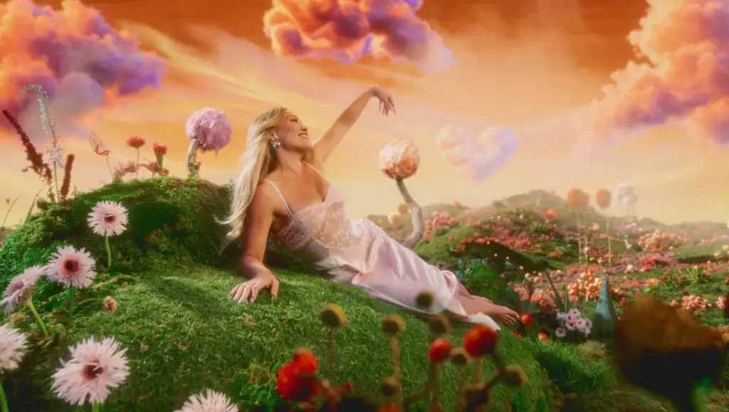 Hilary Duff in the CATastrophe official video