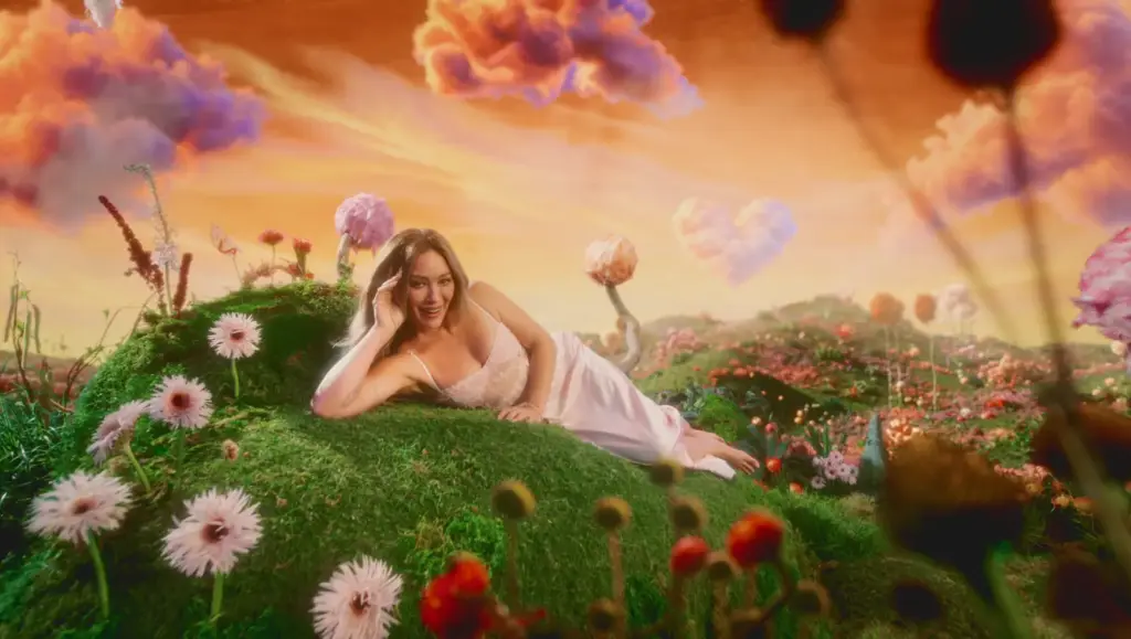 Hilary Duff in the CATastrophe official video