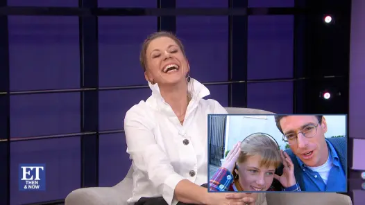 Jodie Sweetin reflecting on her Full House memories and relationship with Bob Saget during an Entertainment Tonight interview