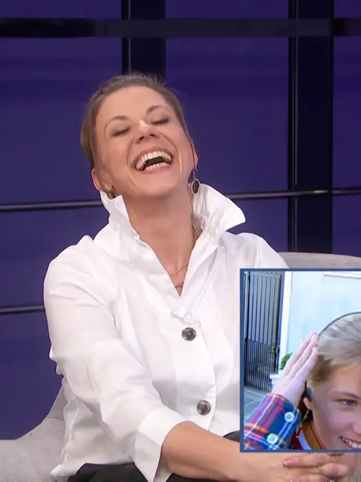 Jodie Sweetin reflecting on her Full House memories and relationship with Bob Saget during an Entertainment Tonight interview