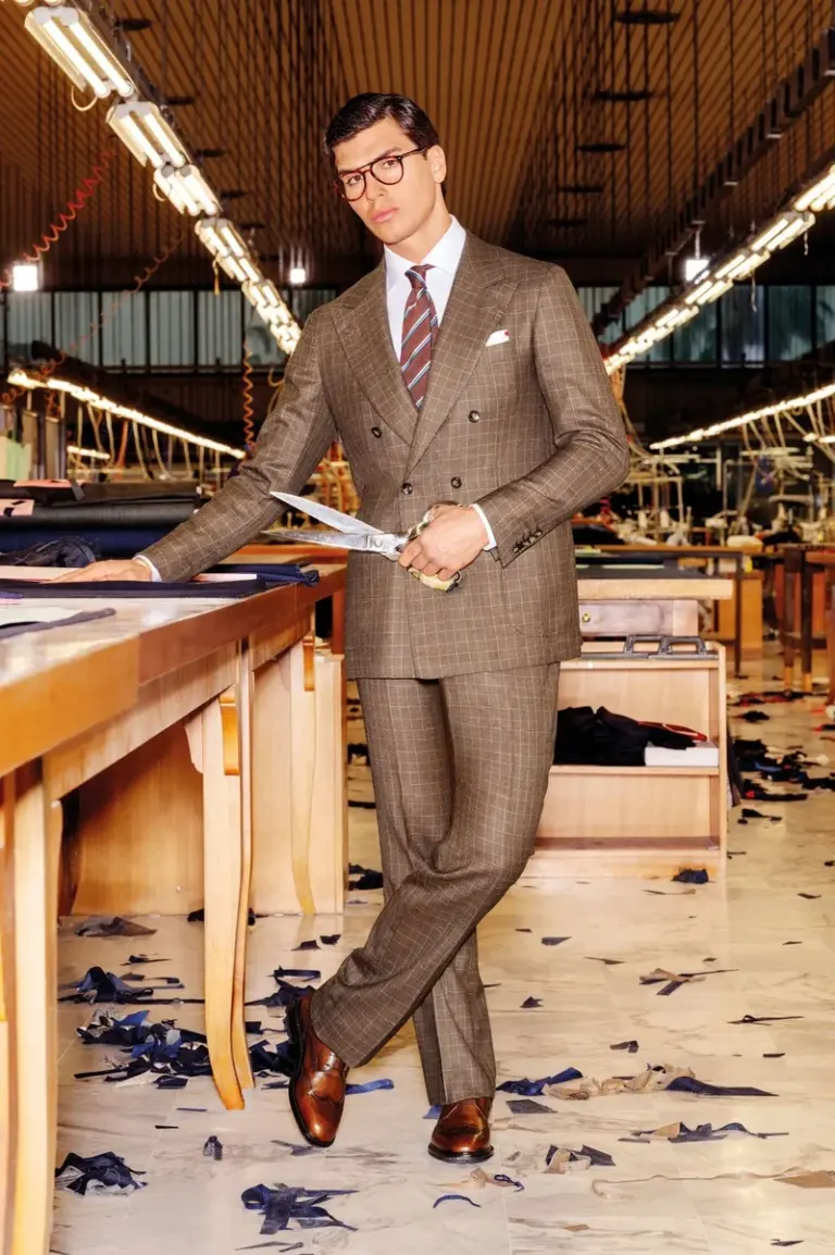 Atila Escolano Sanchez Struts Suits & Stripes In Kiton’s FW26 Campaign