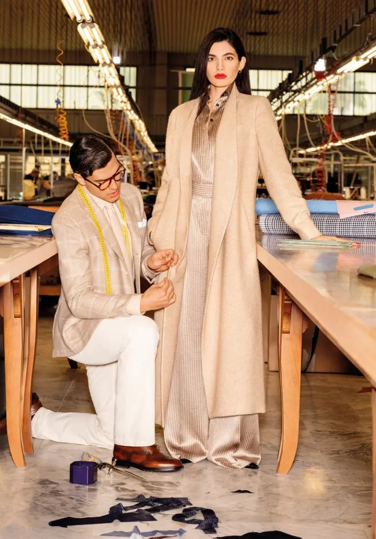 Atila Escolano Sanchez Struts Suits & Stripes In Kiton’s FW26 Campaign
