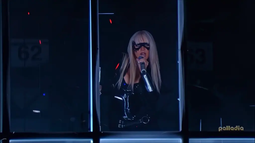 Christina Aguilera during her 2008 MTV Video Music Awards performance