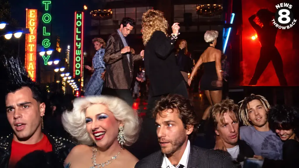 Los Angeles nightlife in 1987 featured in a CBS 8 San Diego report