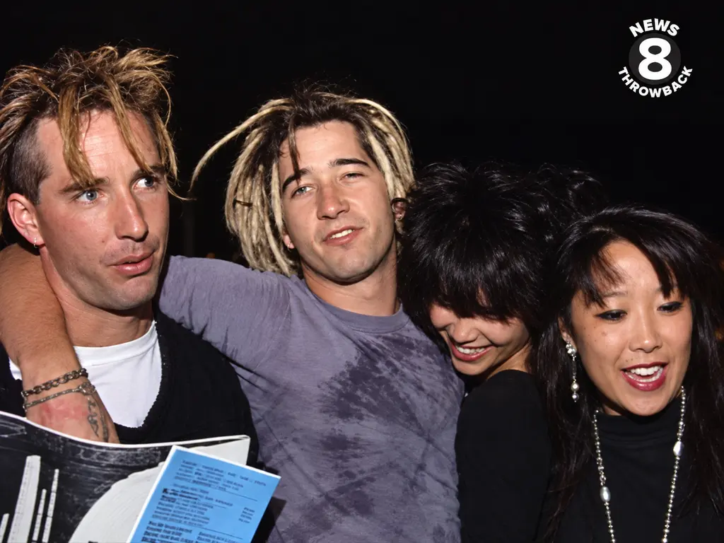 Los Angeles nightlife partygoers in 1987