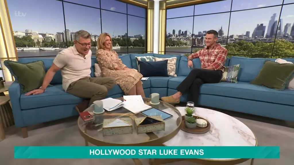 Luke Evans discussing The Party and Broadway on This Morning
