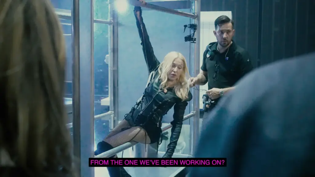 Madonna during rehearsals in the MTV VMAs 2026 The Making Of video