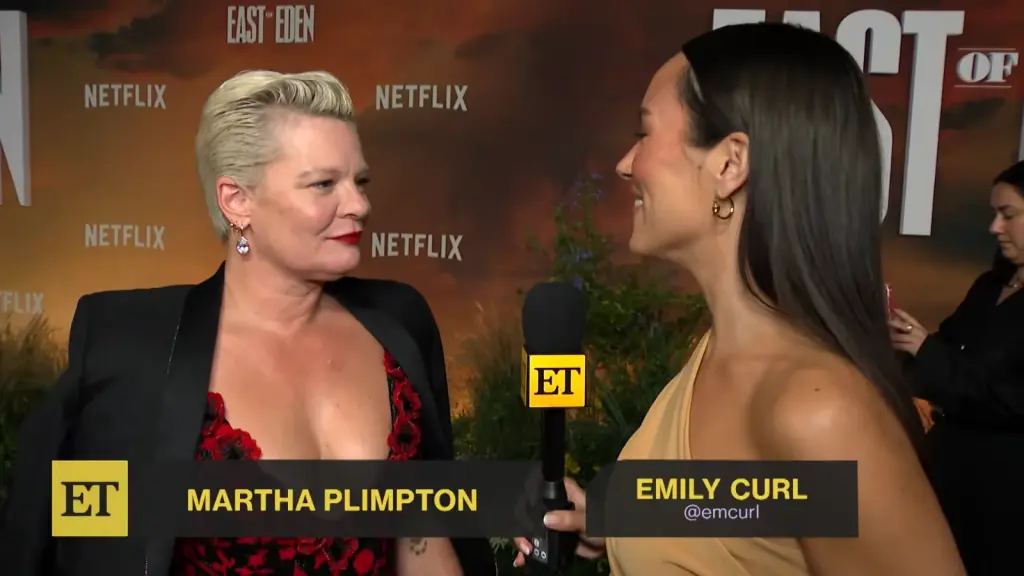 Martha Plimpton speaking in Entertainment Tonight's East of Eden interview