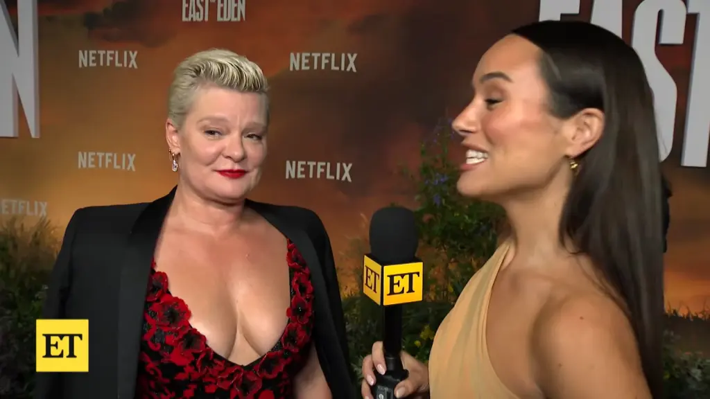 Martha Plimpton during her Entertainment Tonight interview about East of Eden
