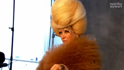 Martha Stewart sharing creative Halloween recipes and decorations in her Halloween YouTube video compilation.