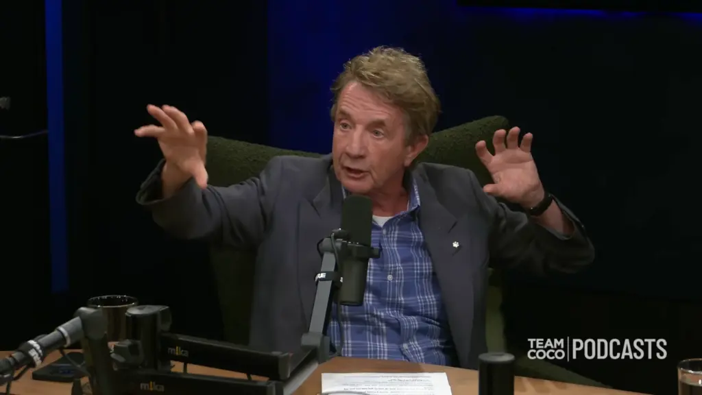 Martin Short in the October 2026 Conan O’Brien Needs a Friend podcast episode