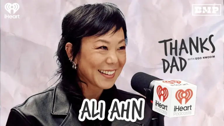 Ali Ahn Comes Prepared For Pod “Thanks Dad with Ego Nwodim”