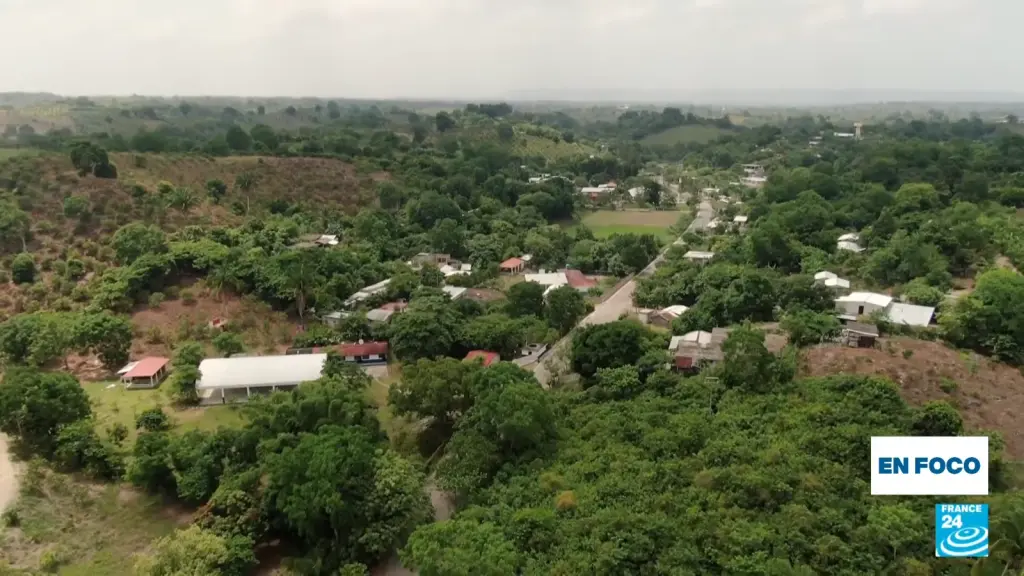 Frame from the AFP report on extraction impacts in northern Veracruz