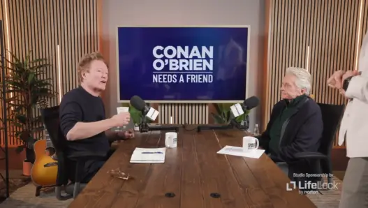 Michael Douglas featured on Conan O'Brien Needs a Friend discussing his memoir One Helluva Ride