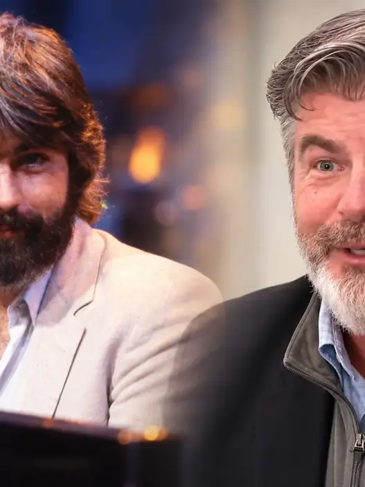 Michael McDonald and biological son Michael Goessling