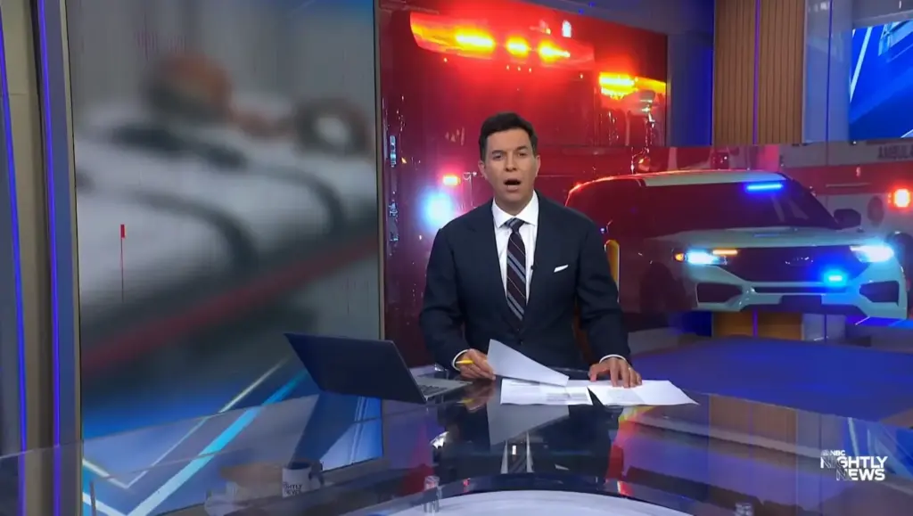 NBC Nightly News October 1 court and public safety coverage