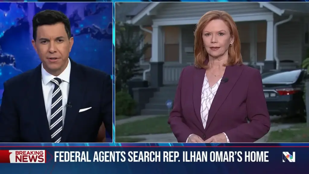 NBC Nightly News coverage of Rep. Ilhan Omar on Oct. 12