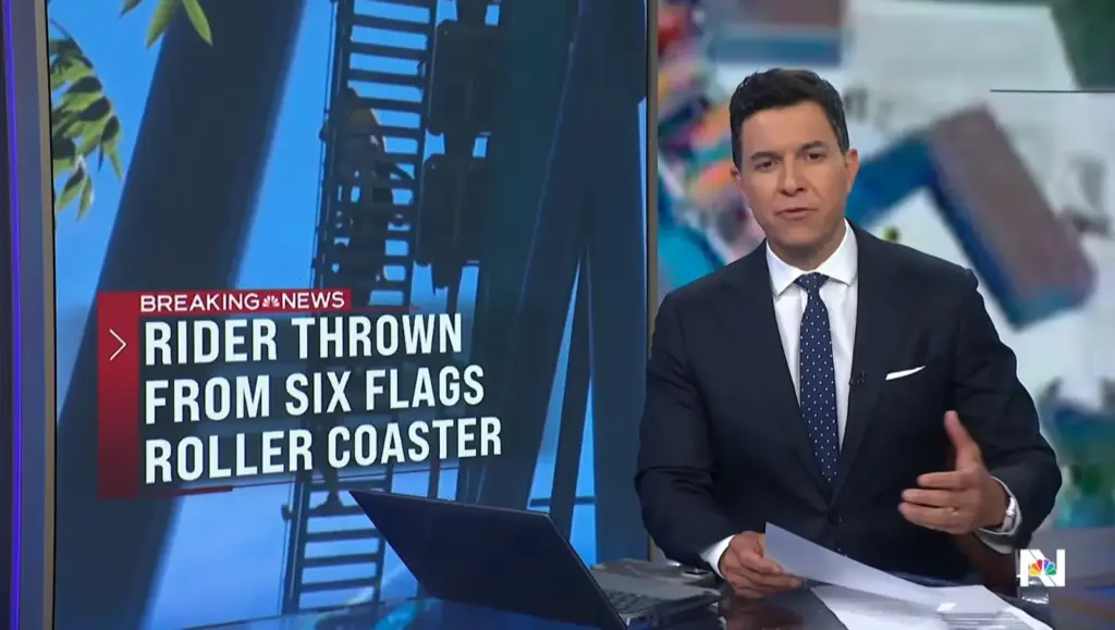 NBC Nightly News report on the fatal Six Flags roller coaster accident