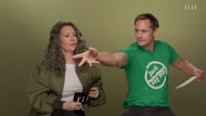 Olivia Colman & Alexander Play “Ask Me Anything” For ELLE