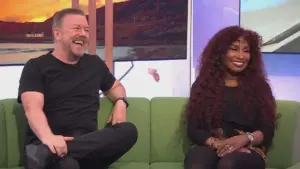 In Case You Missed It: Chaka Khan & Ricky Gervais Together As Guests On The BBC One Talk Show