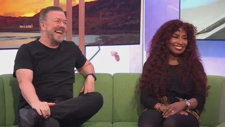 In Case You Missed It: Chaka Khan & Ricky Gervais Together As Guests On The BBC One Talk Show