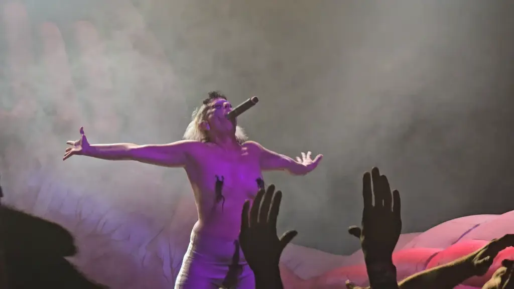 Peaches during the No Lube So Rude Tour concert at The Fonda Theatre in Hollywood, October 17, 2026; INYIM Media original photography