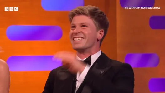 Robert Irwin featured on The Graham Norton Show during a discussion of his BONDS underwear campaign with Prince William.