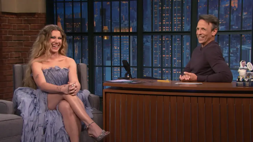 Slayyyter on Late Night with Seth Meyers