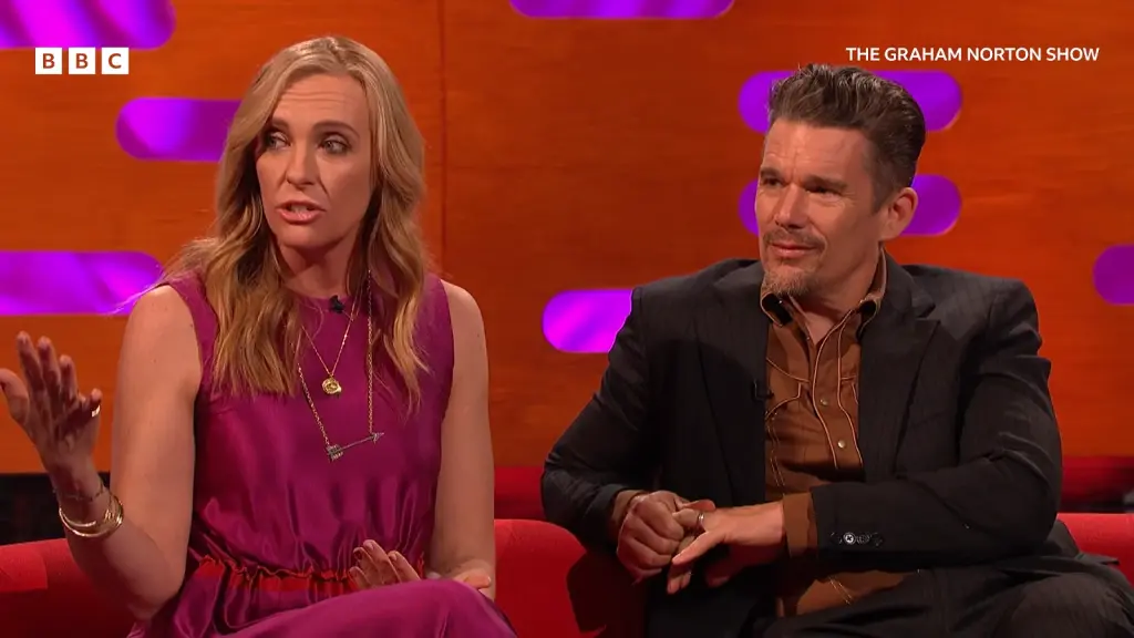 Guest telling a supernatural story on The Graham Norton Show