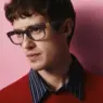 Joseph Quinn wearing Versace sunglasses for the Fall 2026 eyewear campaign