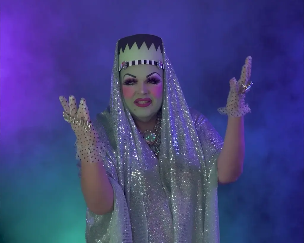 Still from the Very Scary Delta Halloween video