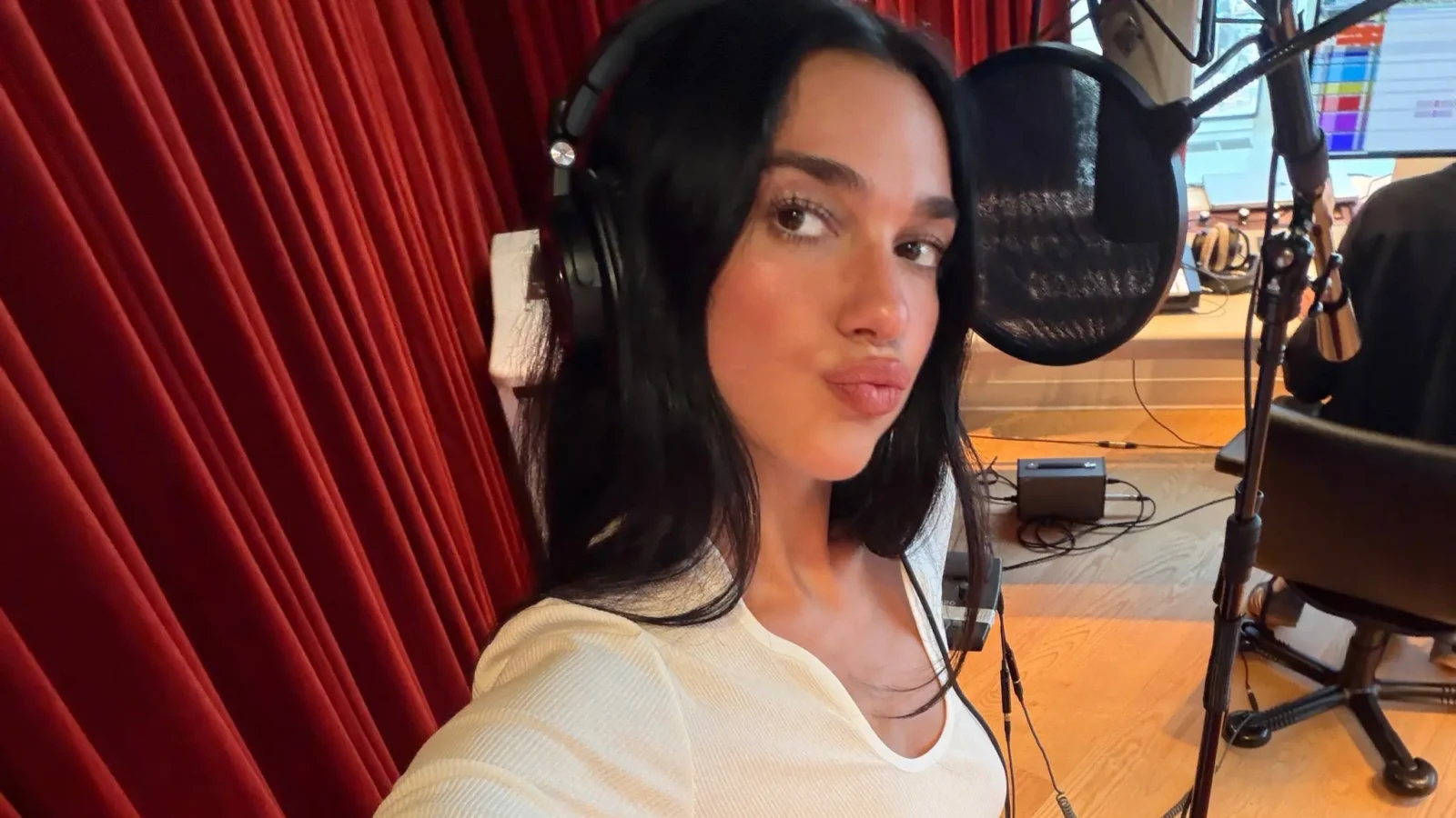 Dua Lipa Spills On Socials She’s Being A Studio Rat