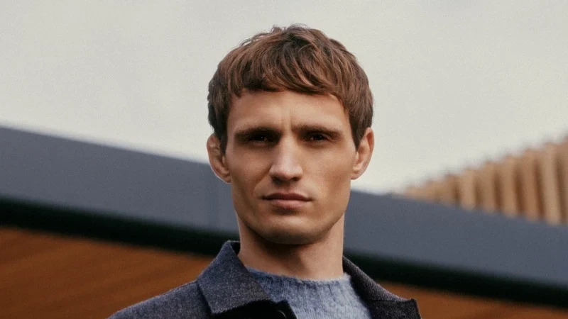 Julian Schneyder Struts Sunspel’s Fall 2026 Collection