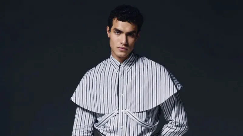 Model Leandro da Silva For L’Officiel Hommes Italia