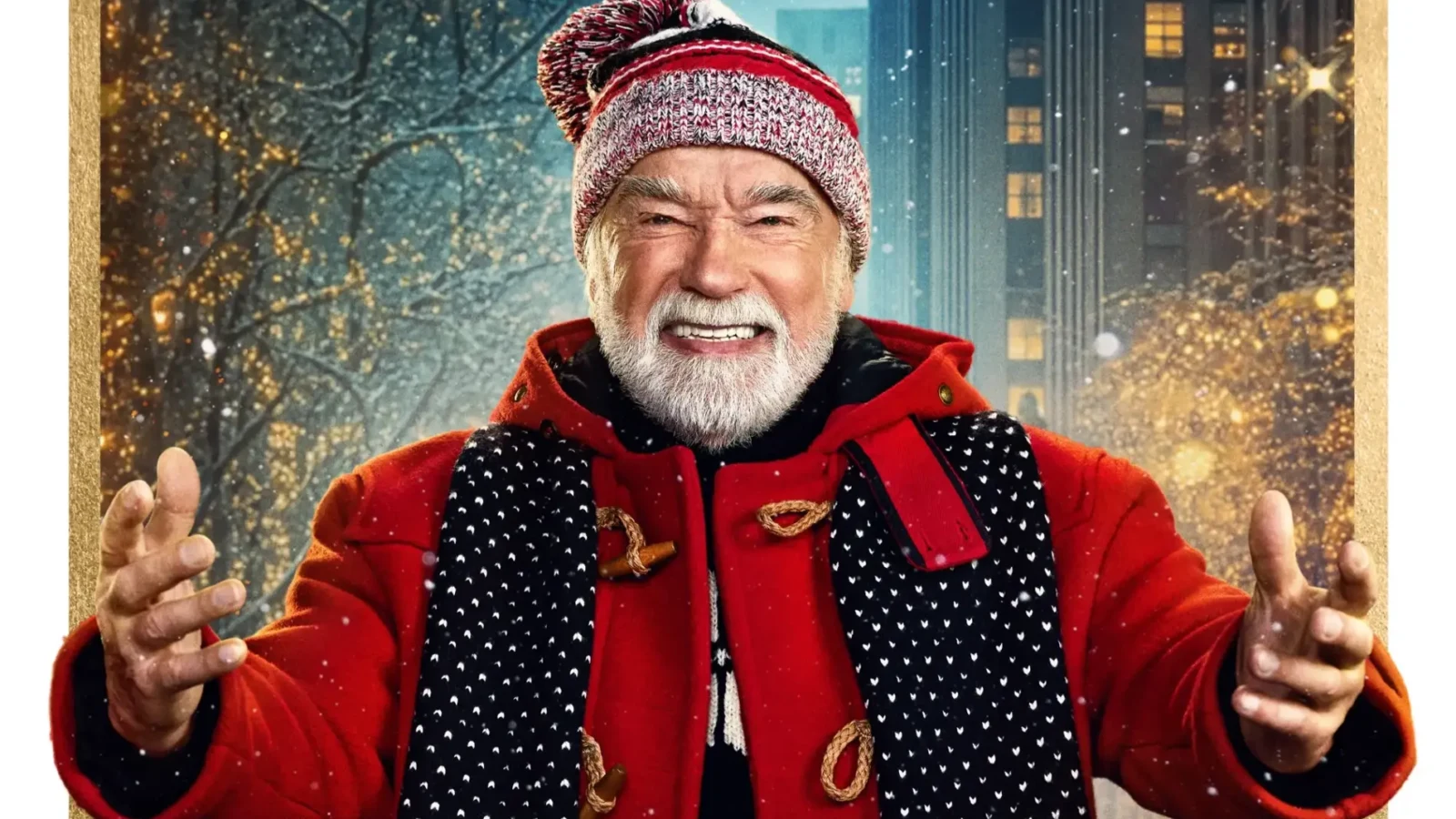 Arnold Schwarzenegger Plays Santa Claus, Co-Starring Alan Ritchson & Awkwafina In The Trailer For ‘The Man with the Bag’
