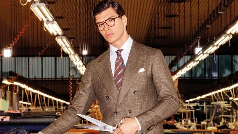Atila Escolano Sanchez Struts Suits & Stripes In Kiton’s FW26 Campaign